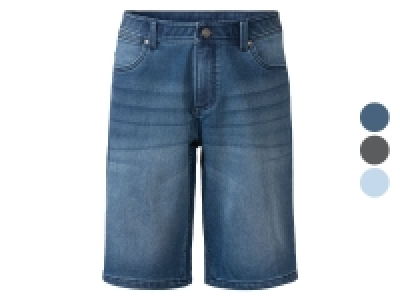 LIVERGY® Herren Denim Sweatshorts, mit Baumwolle