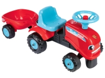 Lidl Falk Falk Traktor Go! mit Anhänger und Aufklebern