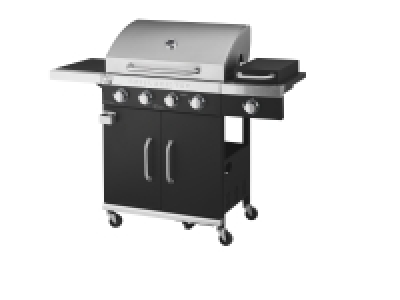 Lidl Grillmeister GRILLMEISTER Gasgrill, 4plus1 Brenner, 19,7 kW, mit 4 Garzonen