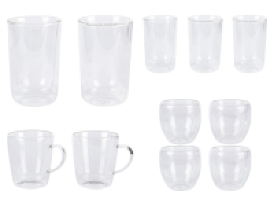 ERNESTO® Thermogläser, doppelwandig, aus Borosilikatglas