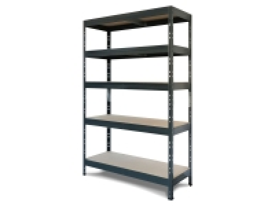 AR SHELVING Rivet Steckregal mit 5 Böden, 180x120x50, Grau