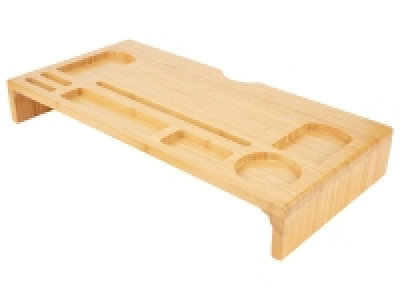 Wenko Bambus Monitororganizer, universell einsetzbar
