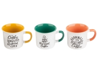 Tognana Kaffeetassen 3er- Set Happiness, 390ml