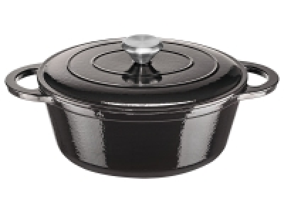ERNESTO® Gusseisen-Bräter, oval Ø 33 cm
