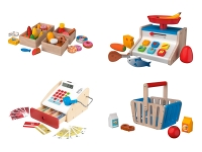 Playtive Kaufmannsladen-Zubehör, mit Echtholz
