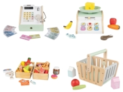 Lidl Playtive Playtive Kaufmannsladenzubehör, aus Echtholz