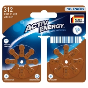 ACTIV ENERGY Hörgerätebatterien, 16er-Packung