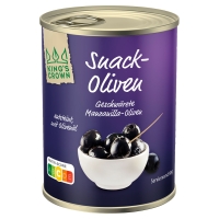 Aldi Süd  KINGS CROWN Snack-Oliven 85 g