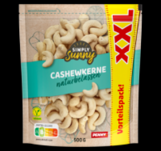 SIMPLY SUNNY Nusskern-Mix oder Cashewkerne 4.99 €