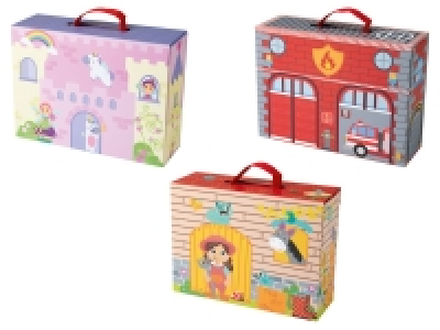 Playtive Spielkoffer, große Spielfläche, 13-teilig