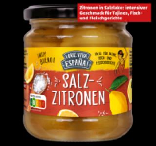 ¡QUE VIVA ESPAÑA! Salz-Zitronen