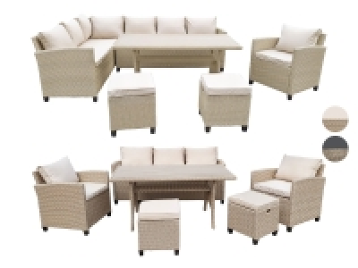 Lidl Bellavista Home & Garden® bellavista - Home & Garden® Dining Lounge »Prato«, aus Rattan