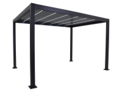 Better Garden Elektrischer Pavillon aus Aluminium mit LED