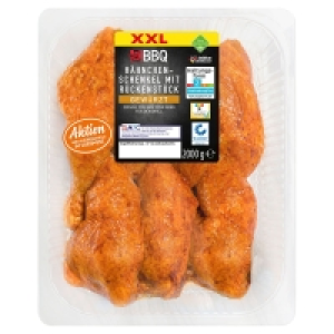 Aldi Süd  BBQ Hähnchen-Schenkel, gewürzt 2 kg