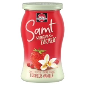 Aldi Süd  SCHWARTAU Samt, weniger Zucker 255 g