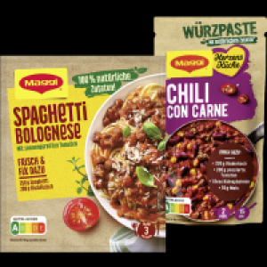 Edeka  Maggi Fix, Herzensküche oder Food Travel Würzpaste