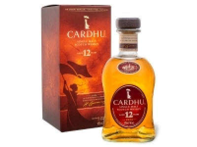 Cardhu Single Malt Scotch Whisky 12 Jahre mit Geschenkbox 40% Vol 41.99 €