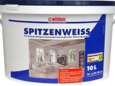 Lidl Wilckens Wilckens Disperionsfarbe Spitzenweiss, 10 Liter, für Innenräume