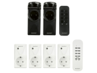 SILVERCREST® Funksteckdosen-Set, mit Fernbedienung, 5-/ 3-teilig