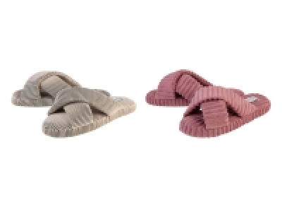 esmara® Damen Plüsch-Hausschuhe, flauschig warm