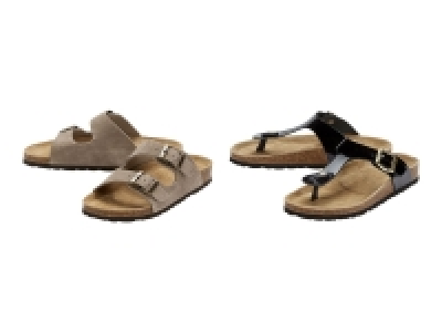 esmara® Damen Pantolette Tieffußbett mit verstellbaren Schnallen