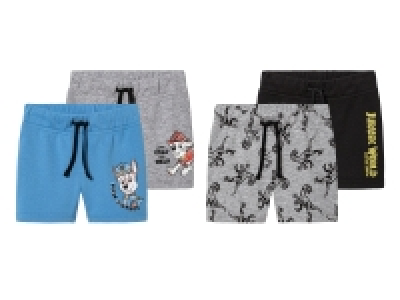 Kleinkinder Sweatshorts, 2 Stück, mit Baumwolle