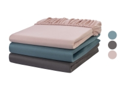 Lidl Livarno Home LIVARNO home Mikrofaser-Jersey-Spannbettlaken, 180-200 x 200 cm