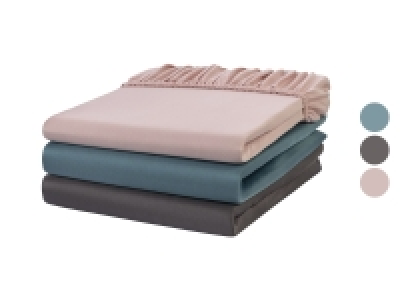 LIVARNO home Mikrofaser-Jersey-Spannbettlaken, 140-160 x 200 cm