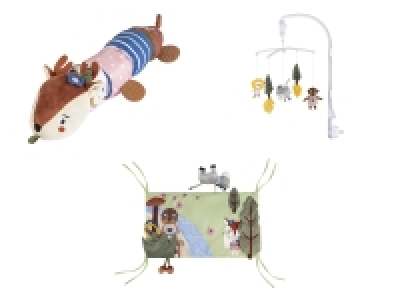 lupilu® Baby-Musikmobile / -Activity-Tafel / -Geräuscherolle