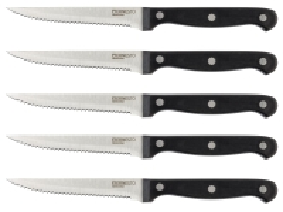 ERNESTO® Steakmesser Set, Mit Wellenschliff