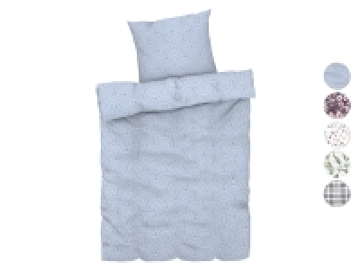 Lidl Livarno Home LIVARNO home Mikrofaser-Satin-Bettwäsche, 155 x 220 cm