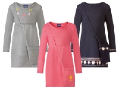 lupilu® Kleinkinder Strickkleid, mit Umhängetäschchen