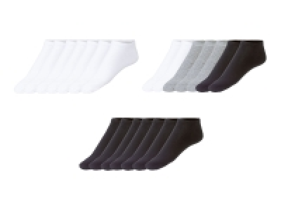 LIVERGY® Herren Sneakersocken, 7 Paar, mit hohem Baumwollanteil