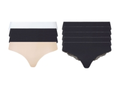 esmara® Damen Strings, 5 Stück, ohne störende Nähte