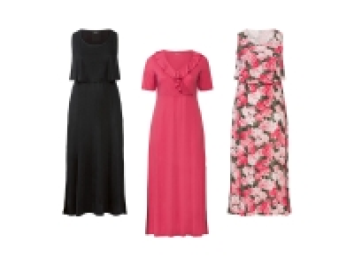 esmara® Damen Maxikleid mit langen Seitenschlitzen