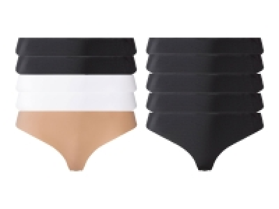 esmara® Damen Strings, 5 Stück, nahtlos