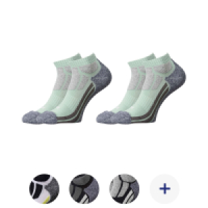 CRANE Damen und Herren Sport- und Laufsocken, 2 Paar