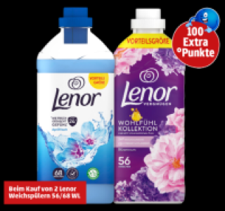 100 Extra°Punkte beim Kauf Lenor von Weichspüler 3.29 €