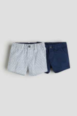 HM  2er-Pack Chinoshorts