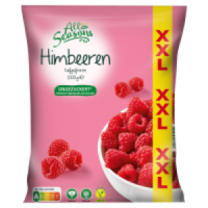 Aldi Süd  ALL SEASONS Himbeeren 1 kg