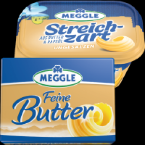 Meggle Feine Butter oder Sreichzart 1.69 €
