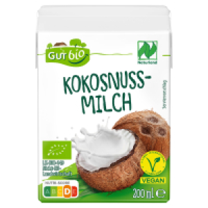 Aldi Süd  GUT BIO Bio-Kokosnussmilch 200 ml