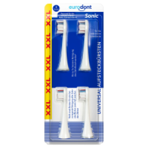 EURODONT Universal-Aufsteckbürsten, 4er-/6er-Packung