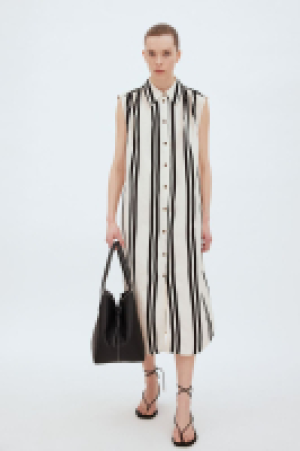 HM  Blusenkleid aus Leinenmix
