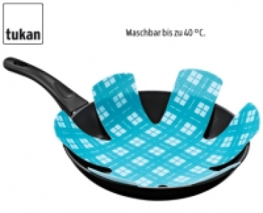 TUKAN®Pfannenschutz, 3er-Set oder Glastellerschutz, 8er-Set
