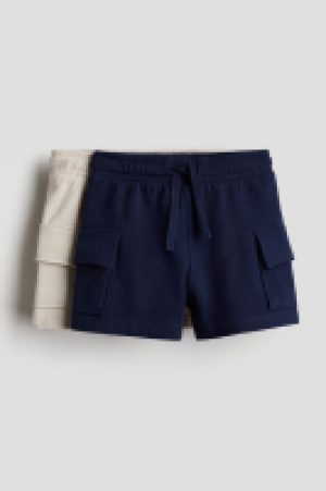 2-pack cargo sweatshirt shorts