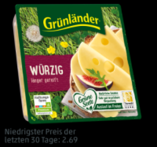 GRÜNLÄNDER Käsescheiben 1.39 €