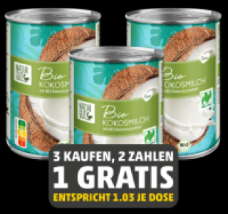 NATURGUT Bio Kokosmilch 3.08 €