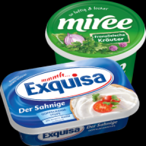 Edeka  Exquisa oder Miree Frischkäse