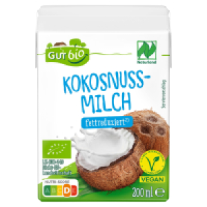 GUT BIO Bio-Kokosnussmilch 200 ml, 12 - 14 % Fett 0.89 €